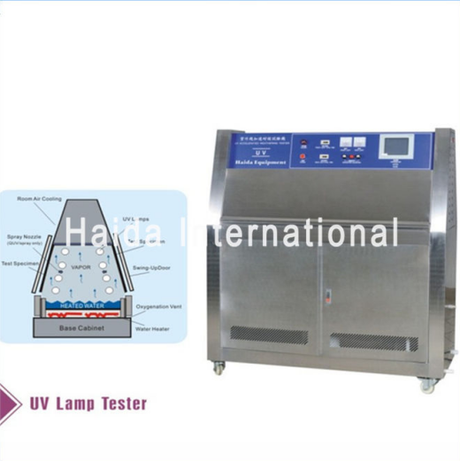 Επιταχυνόμενη μηχανή καιρικής UV δοκιμής PID SSR έλεγχος για το μη μεταλλικό υλικό
