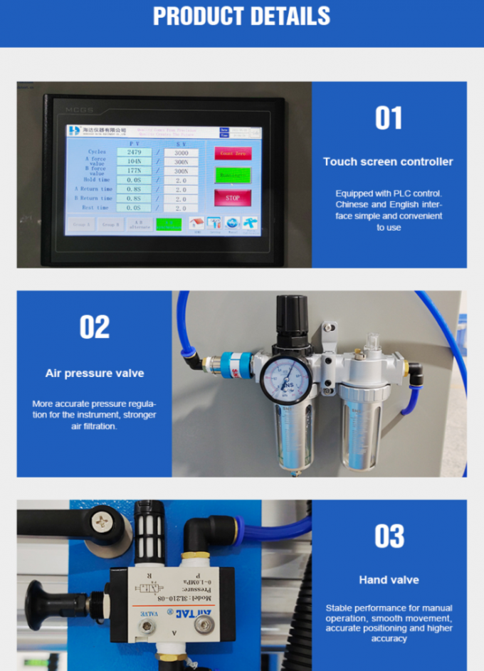μηχανή δοκιμής καρεκλών