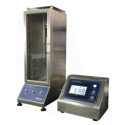 Καλή τιμή Εξοπλισμός δοκιμής εύφλεκτης επιφάνειας Βερτικάλιος δοκιμαστής φλόγας για κλωστοϋφαντουργικά προϊόντα για την αντοχή στη φλόγα μετά την ανάφλεξη και τις τάσεις του μήκους της φλόγας σε απευθείας σύνδεση